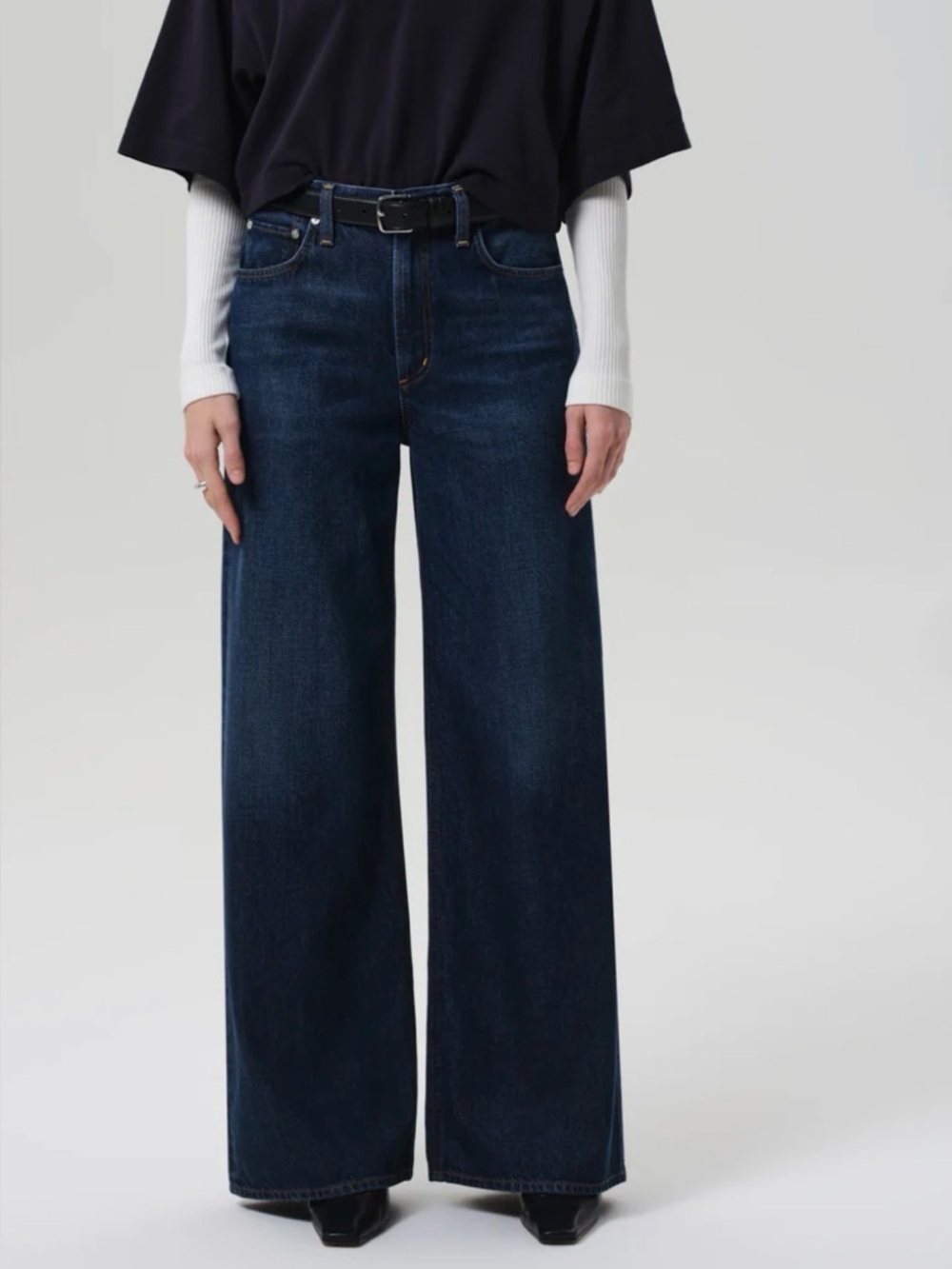 Citizens Of Humanity Paloma Wide Leg Denim in Gamut Color Size 25